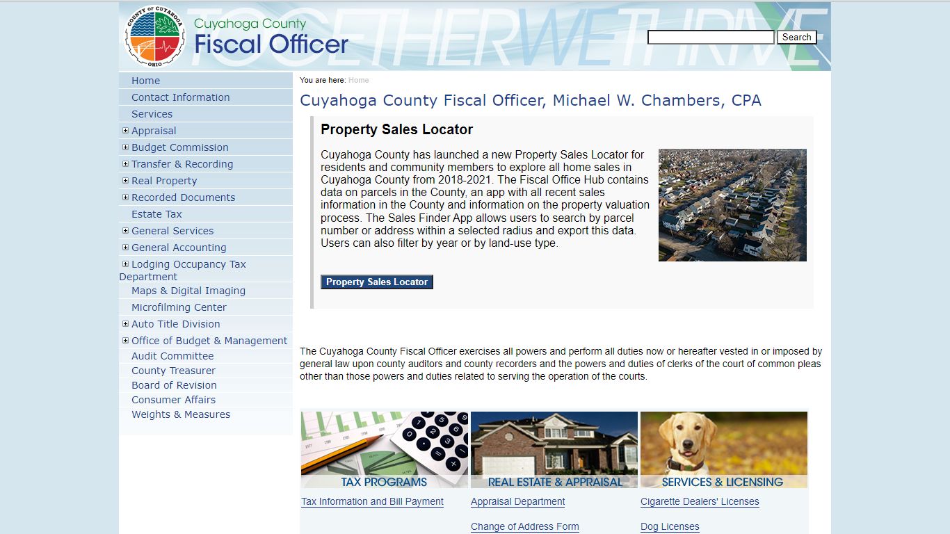 The Official Site of the Cuyahoga County Fiscal Officer